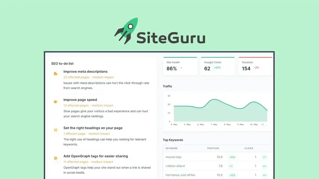 SiteGuru Lifetime Deal – Best SEO Tools for Small Businesses