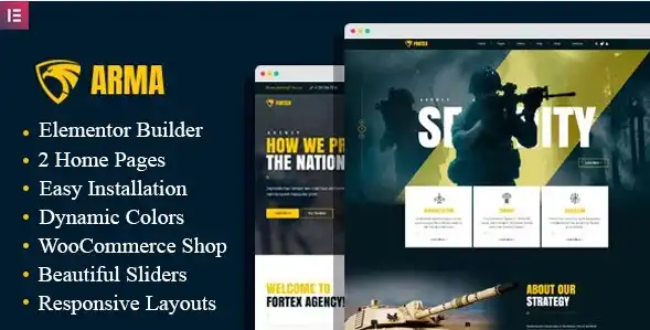 10 Best Military Service WordPress Themes – For Army & Veterans