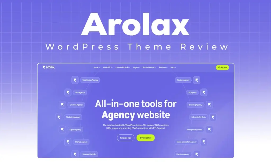Arolax WordPress Theme Review – Design Like a Pro