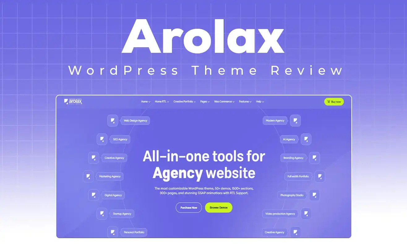 Arolax WordPress Theme Review – Design Like a Pro
