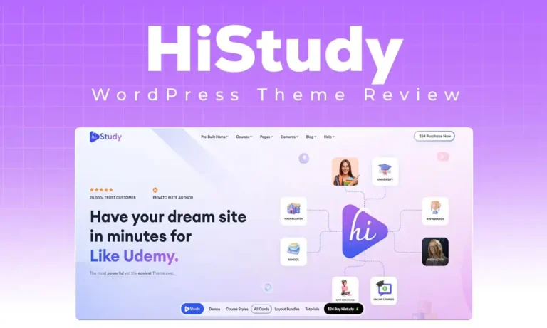 HiStudy WordPress Theme Review – Your Education Website Solution