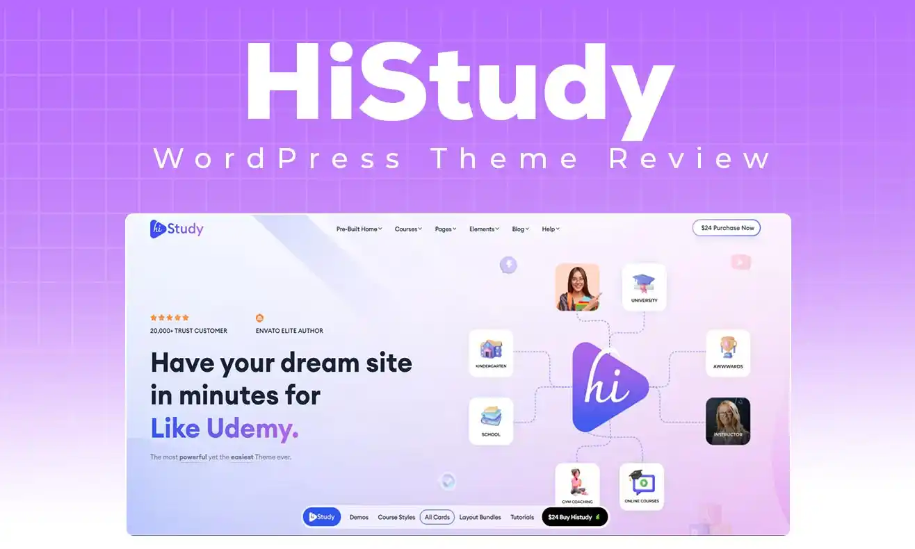 HiStudy WordPress Theme Review – Your Education Website Solution