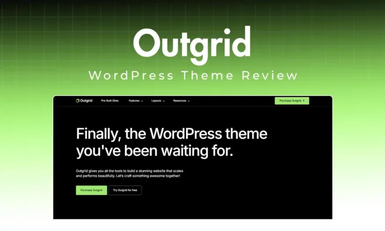 Outgrid Theme Review – Best WordPress Theme for Creatives