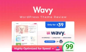 Wavy WordPress Theme Review – Best Choice for Blogs