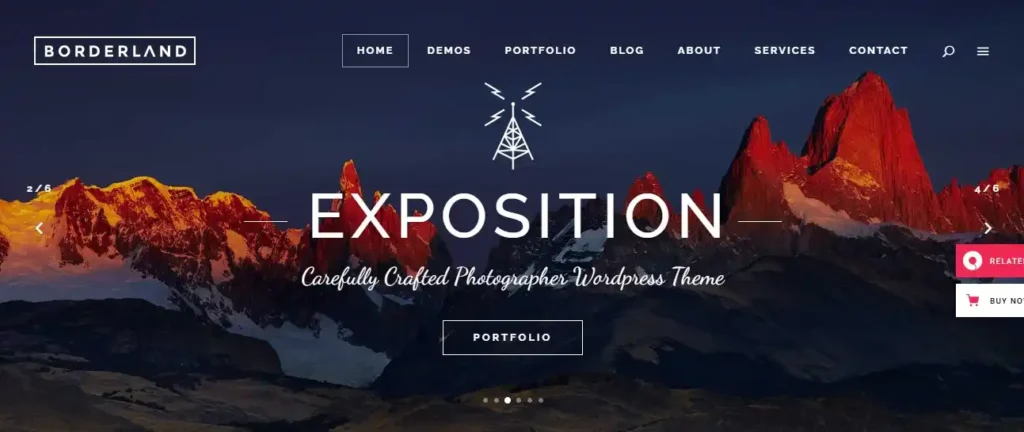 Borderland Multipurpose Vintage Theme