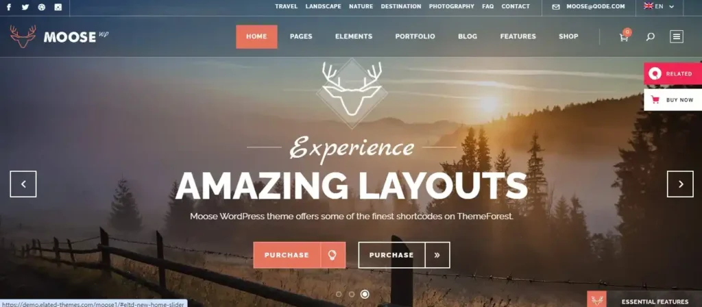 Moose Creative Multipurpose Theme