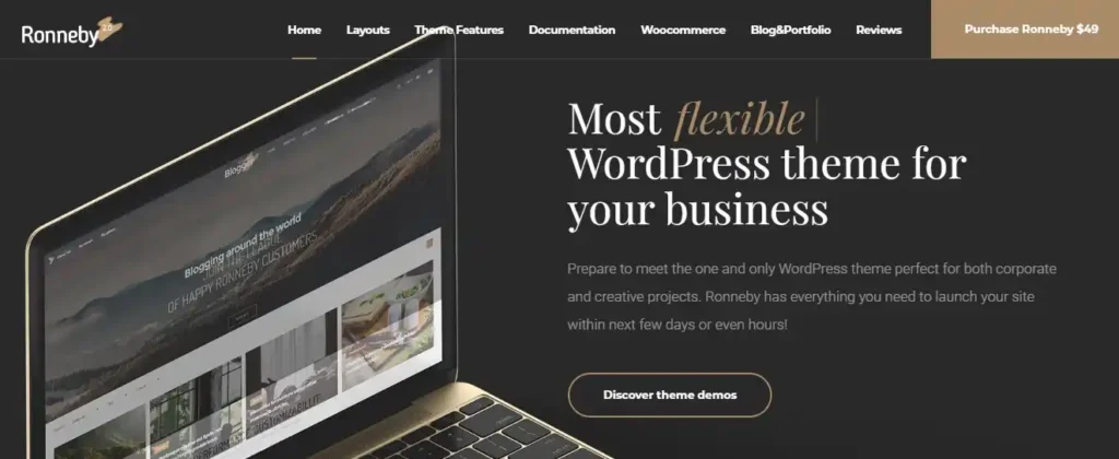 Ronneby High Performance WordPress Theme