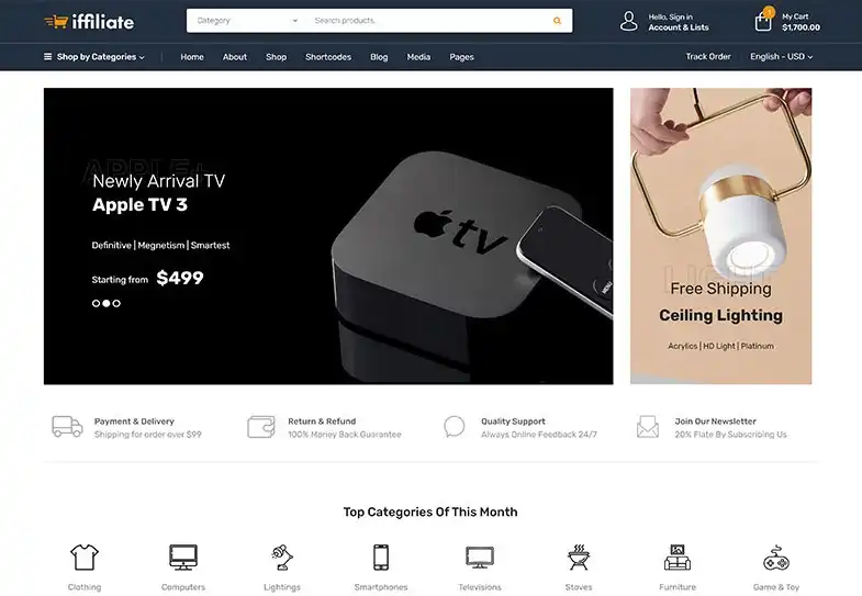 iffiliate WooCommerce Amazon Affiliates Theme