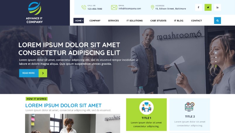 10 Best Free WordPress Themes for IT Company (2025 Review)