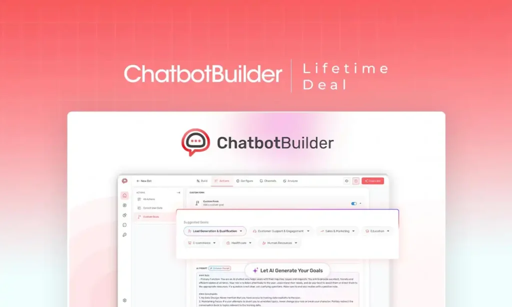 61+ Best Appsumo Lifetime Deals for 2026 (June) Chatbot Builder Lifetime Deal