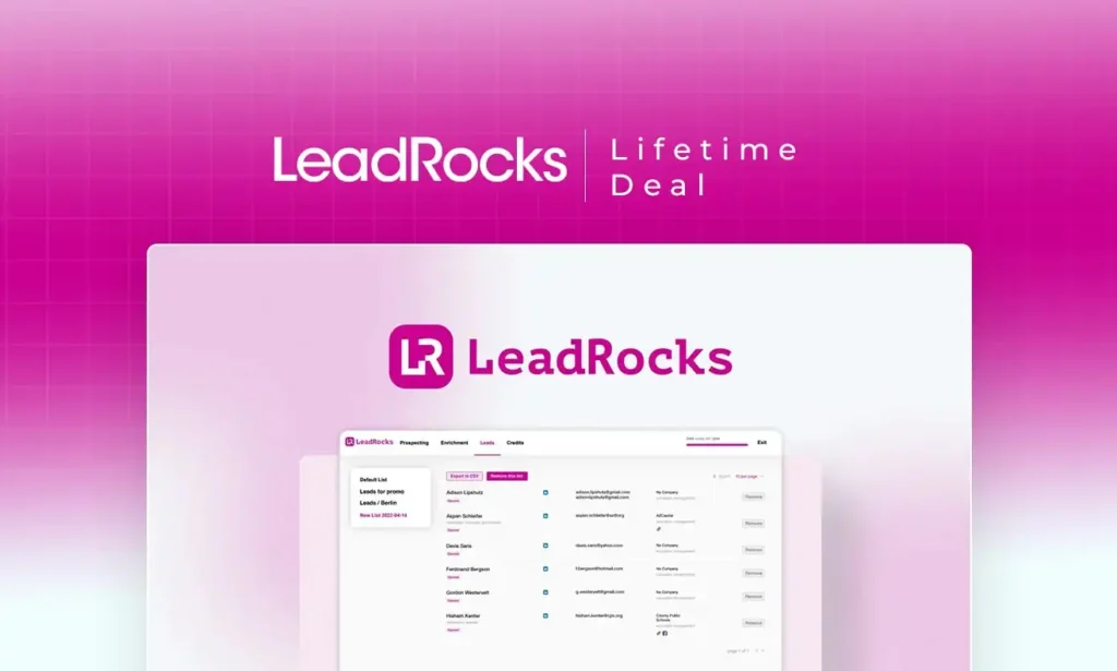 LeadRocks Lifetime Deal